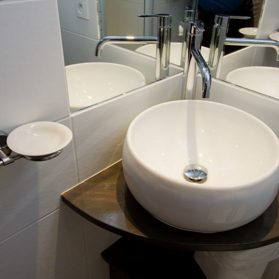 chambre d'hôtel la baita du loup 2 personnes salle de bain