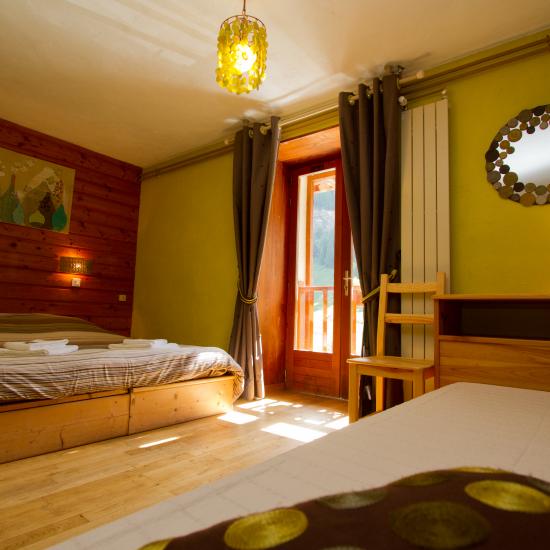 chambre d'hôtel la baita du loup 5 personnes