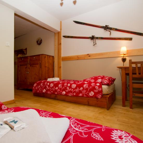 chambre d'hôtel la baita du loup 5 personnes