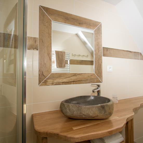 chambre d'hôtel La baita du loup 2 personnes salle de bain