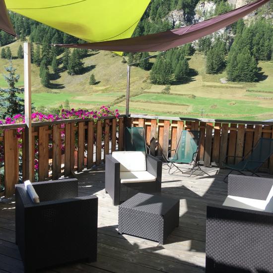 Terrasse la baita du loup